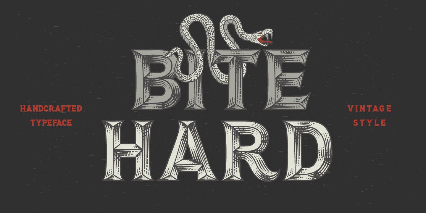 Шрифт Bite Hard
